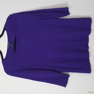 Eileen Fisher Blended Linen Ribbed Sweater